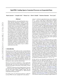 SigGPDE: Scaling Sparse Gaussian Processes on Sequential Data