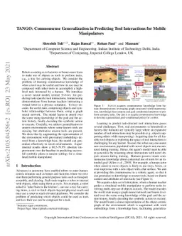 TANGO: Commonsense Generalization in Predicting Tool Interactions for
  Mobile Manipulators