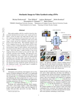 Stochastic Image-to-Video Synthesis using cINNs