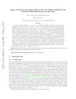 Large deviation principles induced by the Stiefel manifold, and random
  multi-dimensional projections
