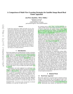 A Comparison of Multi-View Learning Strategies for Satellite Image-Based
  Real Estate Appraisal
