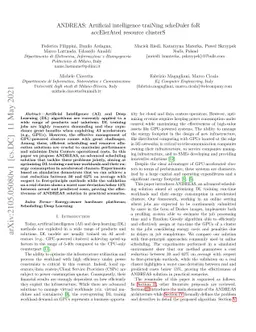 ANDREAS: Artificial intelligence traiNing scheDuler foR accElerAted
  resource clusterS