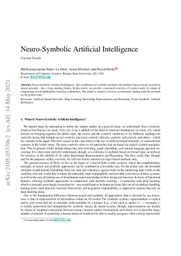 Neuro-Symbolic Artificial Intelligence: Current Trends