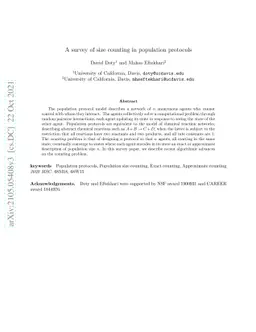 A survey of size counting in population protocols