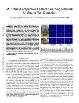 MT: Multi-Perspective Feature Learning Network for Scene Text Detection