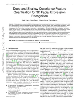 Deep and Shallow Covariance Feature Quantization for 3D Facial
  Expression Recognition