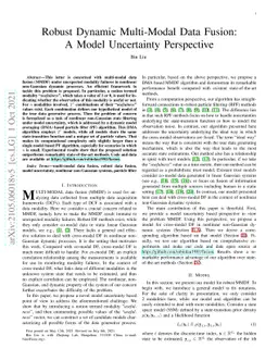 Robust Dynamic Multi-Modal Data Fusion: A Model Uncertainty Perspective