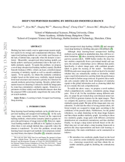 Deep Unsupervised Hashing by Distilled Smooth Guidance