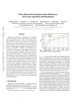 When Human Pose Estimation Meets Robustness: Adversarial Algorithms and
  Benchmarks