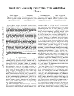 PassFlow: Guessing Passwords with Generative Flows