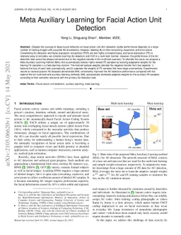 Meta Auxiliary Learning for Facial Action Unit Detection
