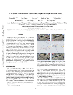 City-Scale Multi-Camera Vehicle Tracking Guided by Crossroad Zones