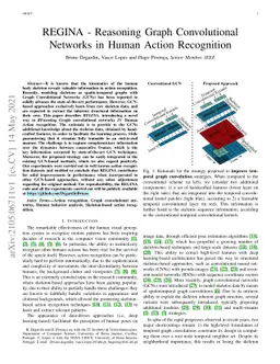 REGINA - Reasoning Graph Convolutional Networks in Human Action
  Recognition
