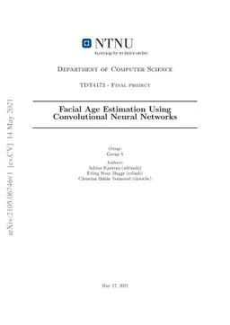 Facial Age Estimation using Convolutional Neural Networks