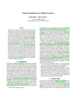 Vision Transformers are Robust Learners