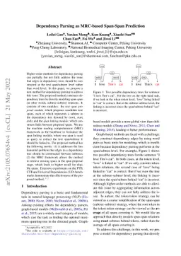 Dependency Parsing as MRC-based Span-Span Prediction
