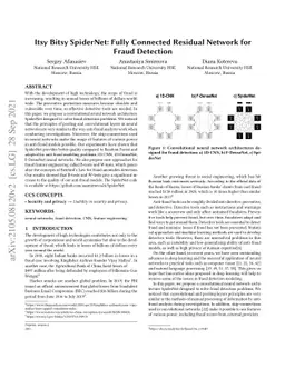 Itsy Bitsy SpiderNet: Fully Connected Residual Network for Fraud
  Detection