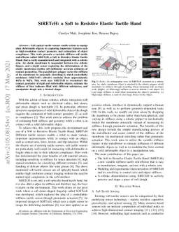 StRETcH: a Soft to Resistive Elastic Tactile Hand