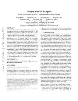 Wizard of Search Engine: Access to Information Through Conversations
  with Search Engines