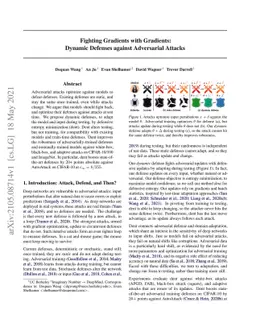 Fighting Gradients with Gradients: Dynamic Defenses against Adversarial
  Attacks