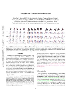 Multi-Person Extreme Motion Prediction