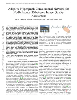 Adaptive Hypergraph Convolutional Network for No-Reference 360-degree
  Image Quality Assessment