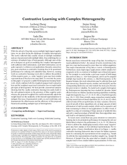 Heterogeneous Contrastive Learning