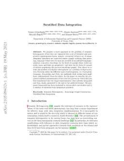 Stratified Data Integration