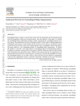 Anabranch Network for Camouflaged Object Segmentation