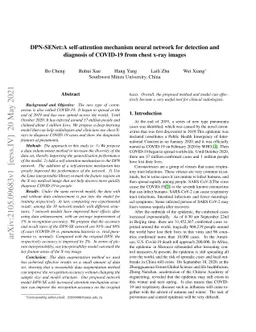 DPN-SENet:A self-attention mechanism neural network for detection and
  diagnosis of COVID-19 from chest x-ray images