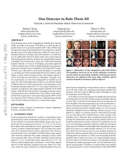 One Detector to Rule Them All: Towards a General Deepfake Attack
  Detection Framework