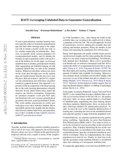 RATT: Leveraging Unlabeled Data to Guarantee Generalization