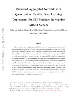 Binarized Aggregated Network with Quantization: Flexible Deep Learning
  Deployment for CSI Feedback in Massive MIMO System