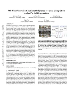 OR-Net: Pointwise Relational Inference for Data Completion under Partial
  Observation