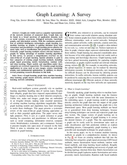 Graph Learning: A Survey