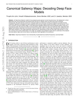 Canonical Saliency Maps: Decoding Deep Face Models