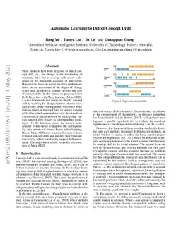 Automatic Learning to Detect Concept Drift
