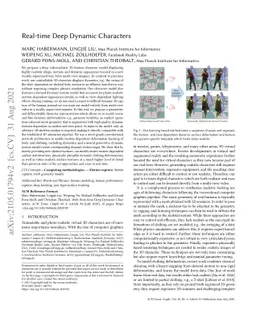 Real-time Deep Dynamic Characters