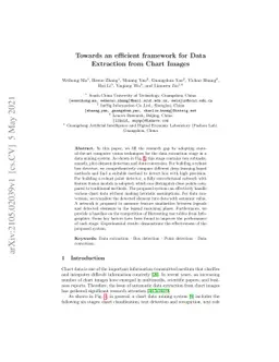 Towards an efficient framework for Data Extraction from Chart Images