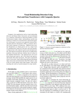 Visual Relationship Detection Using Part-and-Sum Transformers with
  Composite Queries