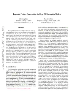 Learning Feature Aggregation for Deep 3D Morphable Models