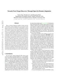 Towards Novel Target Discovery Through Open-Set Domain Adaptation