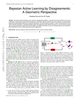 Bayesian Active Learning by Disagreements: A Geometric Perspective