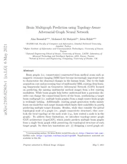 Brain Multigraph Prediction using Topology-Aware Adversarial Graph
  Neural Network