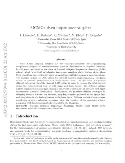 MCMC-driven importance samplers