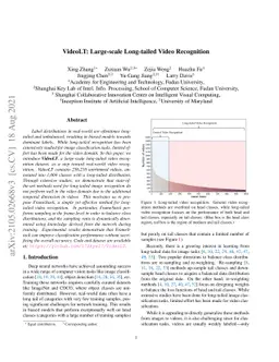 VideoLT: Large-scale Long-tailed Video Recognition