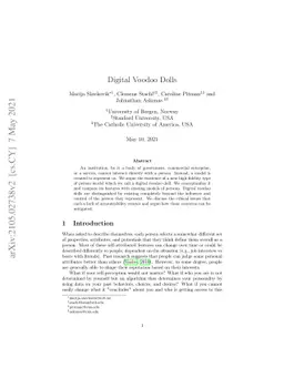 Digital Voodoo Dolls