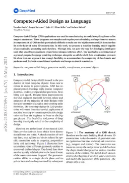 Computer-Aided Design as Language