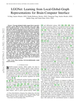 LGGNet: Learning from Local-Global-Graph Representations for
  Brain-Computer Interface
