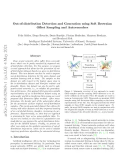 Out-of-distribution Detection and Generation using Soft Brownian Offset
  Sampling and Autoencoders